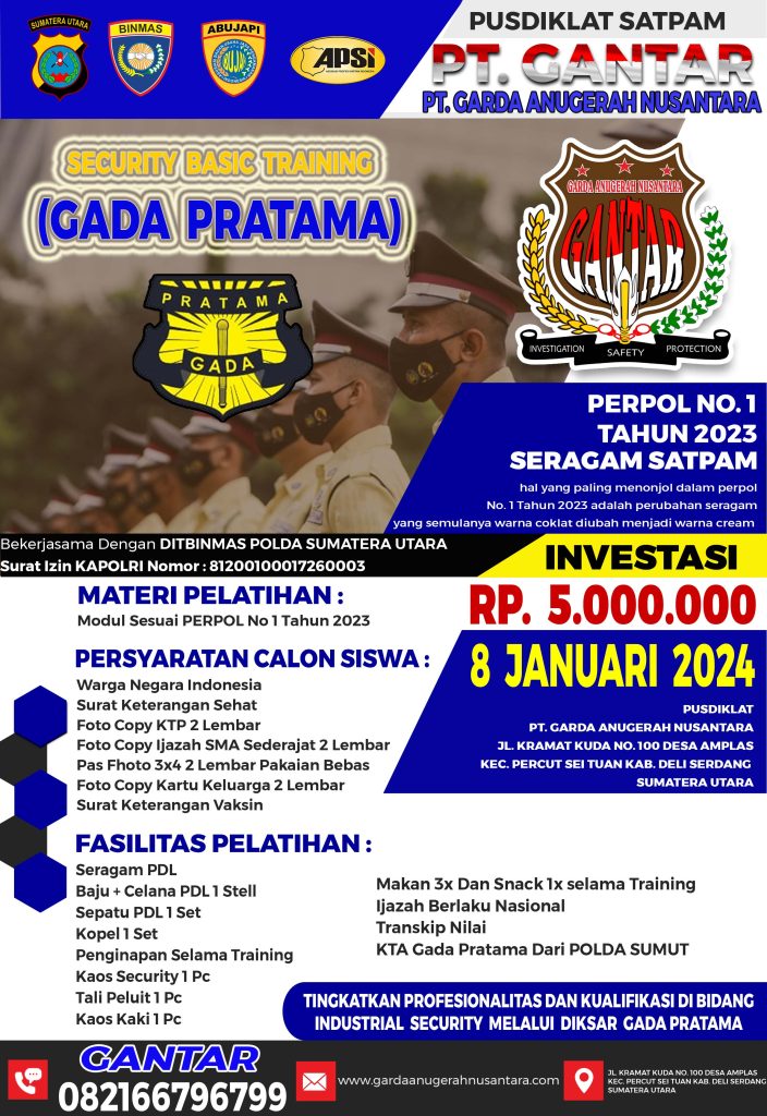 PT. GARDA ANUGERAH NUSANTARA – Pusat Pendidikan Dan Pelatihan Satuan ...